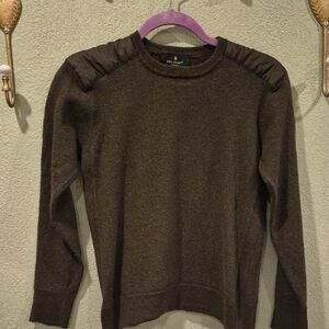 Belstaff Dark Olive Crew Neck Sweater